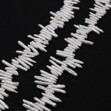 Freshwater Pearl Bead Baroque Toothpick Shape 2pcs