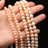 Freshwater Pearl Beads for Jewelry - White Natural Pearls 6mm-7mm