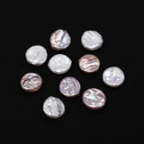 Natural Freshwater Pearl Button Beads 19-20mm for DIY Jewelry