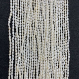 Natural Freshwater Pearl Cultured Beads AA Rice Shaped Small Pearls