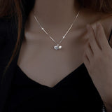 Natural Freshwater Pearl Shell Pendant Necklace, Retro Women's Gift
