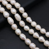100% Natural Freshwater Pearl Rice Beads Loose Pearls 12-13mm