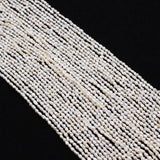 Natural Freshwater Pearl Rice Shaped Small Beads Double Sided Pearls