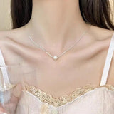 Natural Freshwater Pearl Choker Necklace Women Snake Chains No Fade