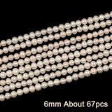 6mm Freshwater Pearl Rice Shape Beads Strand
