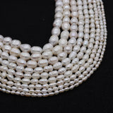 Natural Freshwater Pearls 2-3mm Rice Shape Beads for DIY Jewelry Making