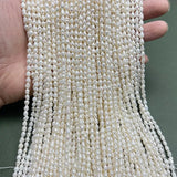 Natural Freshwater Pearls Beads Rice-shaped for DIY Jewelry Making