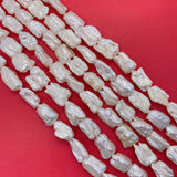 Natural Freshwater Pearls Pipa Beads High Baroque Shape DIY Jewelry