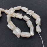 Natural Freshwater Pearls Pipa Beads High Baroque Shape DIY Jewelry