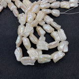 Natural Freshwater Pearls Pipa Beads High Baroque Shape DIY Jewelry