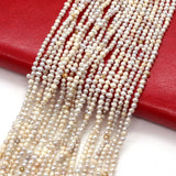 100% Natural Freshwater Pearl Beads for DIY Jewelry Making 3-4mm
