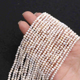 100% Natural Freshwater Pearl Beads for DIY Jewelry Making 3-4mm