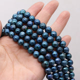 100% Natural Freshwater Round Pearl Beads DIY Jewelry Making