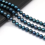 100% Natural Freshwater Round Pearl Beads DIY Jewelry Making
