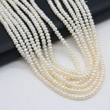 100% Natural Freshwater Pearl Beads Spacer for Jewelry Making