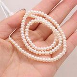 100% Natural Freshwater Pearl Beads Spacer for Jewelry Making
