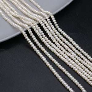 100% Natural Freshwater Pearl Beads Spacer for Jewelry Making