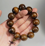 Natural Phoebe Wood Beads Bracelet Buddhist Beads Pray Beads Bracelet