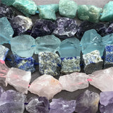 Natural Gravel Raw Stone Amazonite Light Amethyst Lapis Lazuli