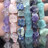Natural Gravel Raw Stone Amazonite Light Amethyst Lapis Lazuli