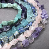 Natural Gravel Raw Stone Amazonite Light Amethyst Lapis Lazuli
