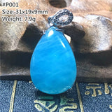 Natural Green Amazonite Necklace Pendant Silver Beads Mozambique Stone