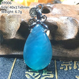 Natural Green Amazonite Necklace Pendant Silver Beads Mozambique Stone