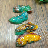 Natural Chicken Blood Jade Colorful Jade Pendant