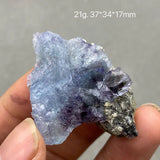Fluorite Mineral Specimen Cluster Stones 100% Natural +Box