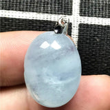 Natural Ocean Aquamarine Necklace Pendant 20x15x9mm