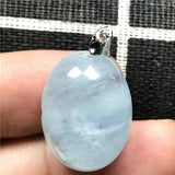 Natural Ocean Aquamarine Necklace Pendant 20x15x9mm