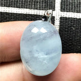 Natural Ocean Aquamarine Necklace Pendant 20x15x9mm
