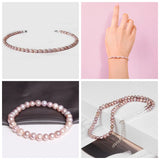 Natural Purple Freshwater Pearl Beads 14''