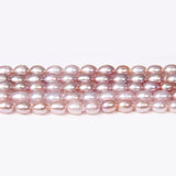 Natural Purple Freshwater Pearl Beads 14''