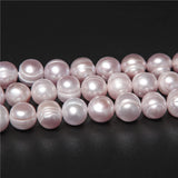 Natural Purple Freshwater Pearl Beads 14''