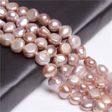 Natural Purple Freshwater Pearl Beads 14''