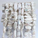 Natural Freshwater Baroque Pearl Beads Charms for Jewelry Making