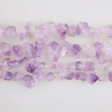100% Natural Raw Amethysts Crystal Freeform Beads 12-17mm 15-23mm