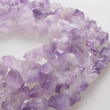 100% Natural Raw Amethysts Crystal Freeform Beads 12-17mm 15-23mm