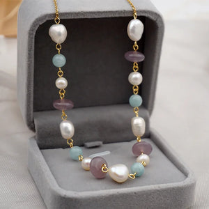 Baroque Pearl Choker Necklace Wedding Jewelry