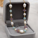 Baroque Pearl Choker Necklace Wedding Jewelry