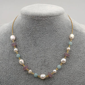 Baroque Pearl Choker Necklace Wedding Jewelry