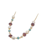 Baroque Pearl Choker Necklace Wedding Jewelry