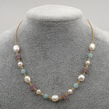 Baroque Pearl Choker Necklace Wedding Jewelry