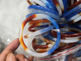 Natural jade handcarved 3 colors bangle bracelets women bangle jade jewelry