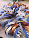 Natural jade handcarved 3 colors bangle bracelets women bangle jade jewelry