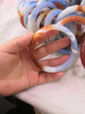 Natural jade handcarved 3 colors bangle bracelets women bangle jade jewelry