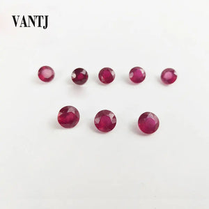 Natural Ruby Loose Gemstone for Silver Mounting DIY Women Ring