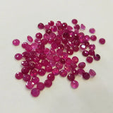 Natural Ruby Loose Gemstone for Silver Mounting DIY Women Ring