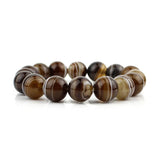 Natural Sardonyx stripe Bracelet Round Beads lace Bracelet Bangles
